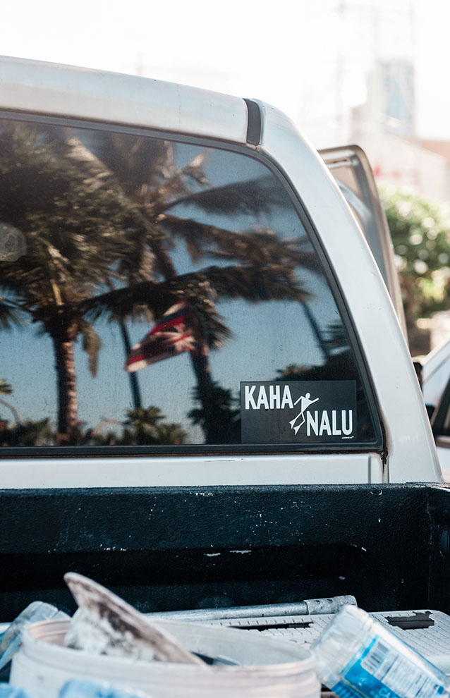 a photo of the back of a truck