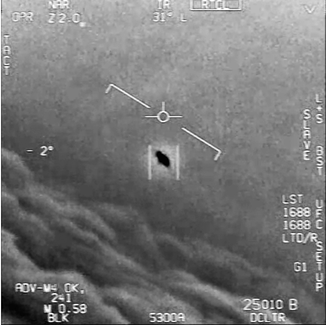 a photo of an unidentified flying object in black and white